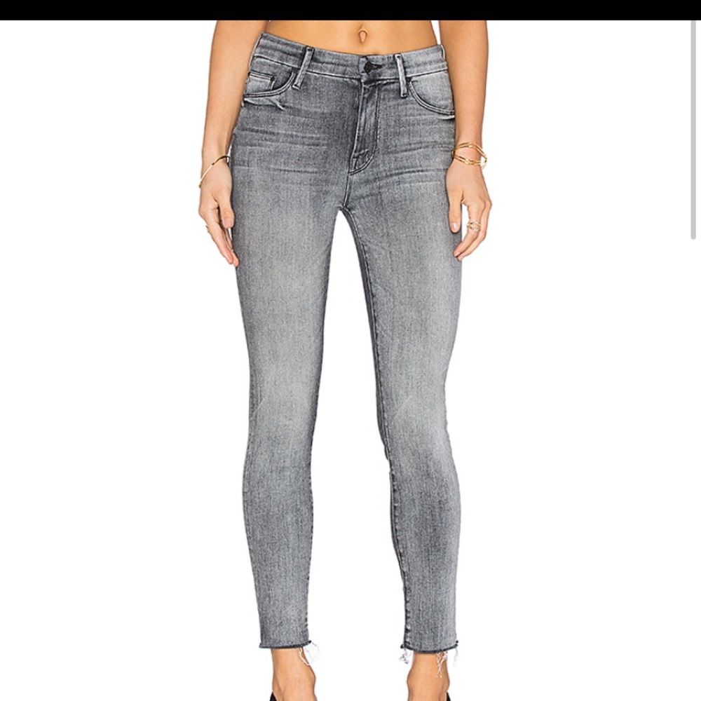Mother Denim The Looker High Waisted Grim Shadows